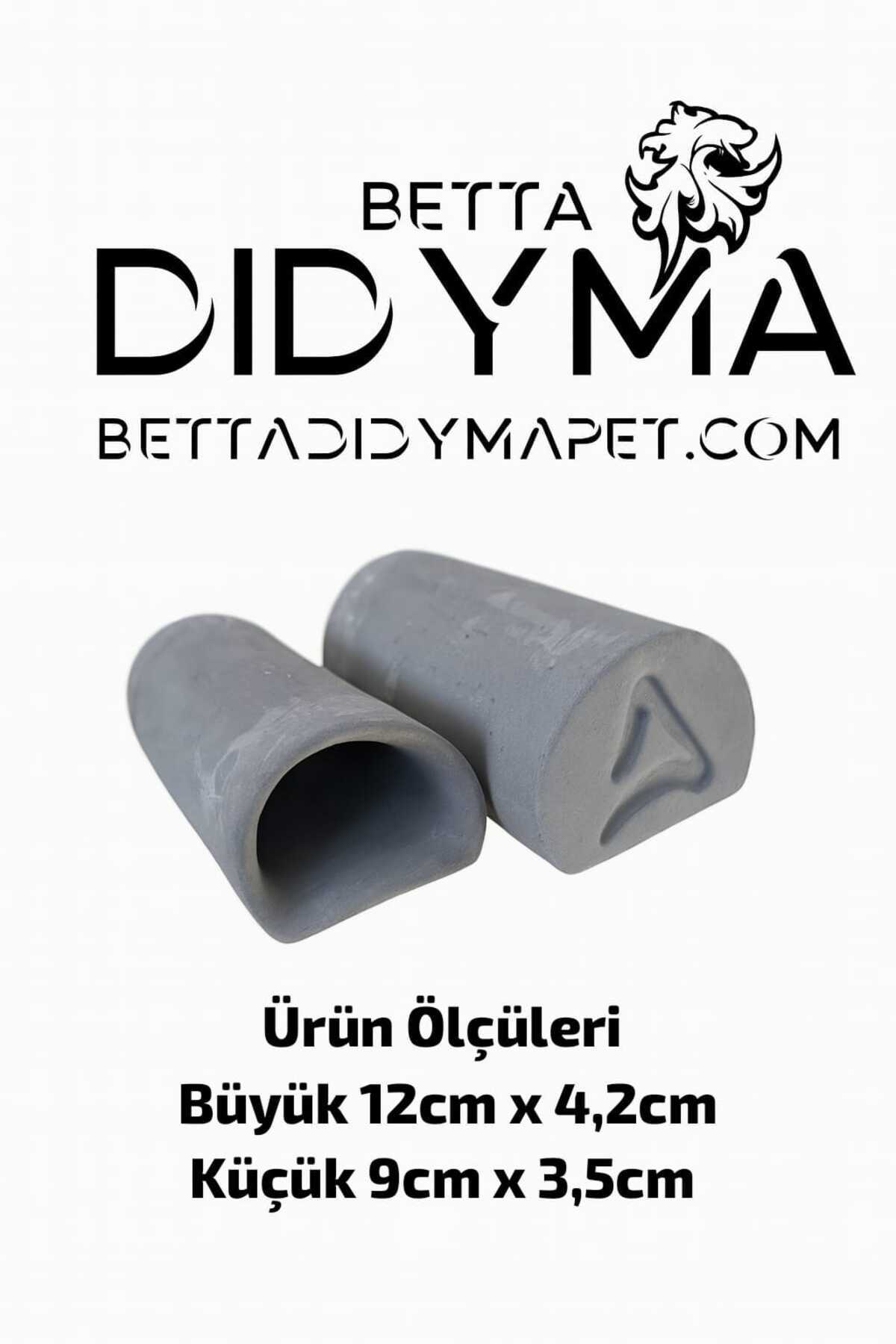 Betta Didyma Alba Seramik Vatoz / Pleco Yuvası D Model (Küçük) %100 Seramik