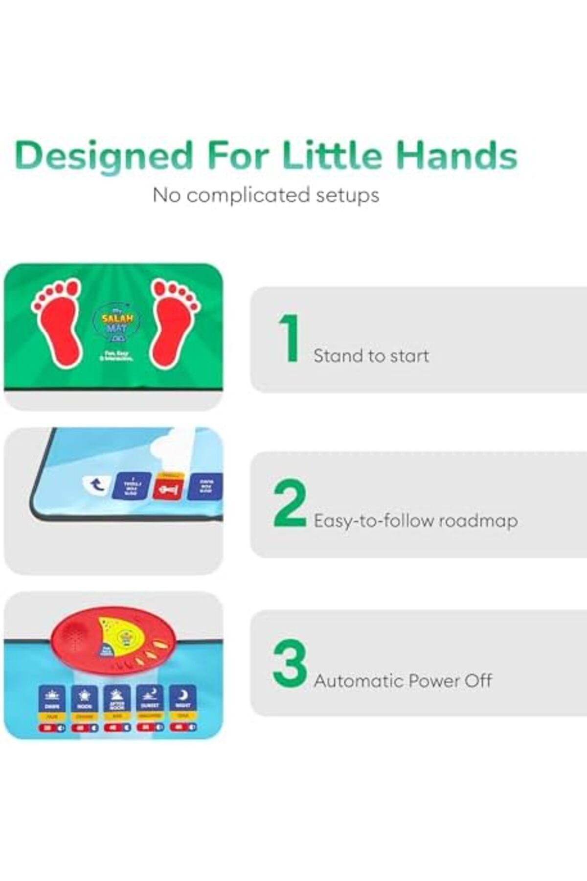 فرش سجاده آموزشی: سرگرم‌کننده، آسان و تعاملی، سجاده نماز کودکان