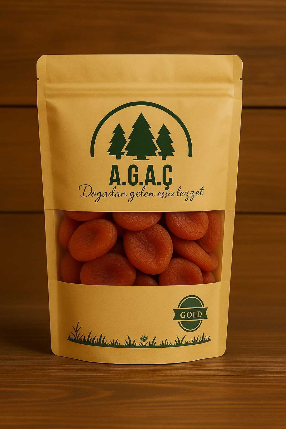 AGAÇ GOLD Gün Kurusu Kayısı LÜX 250 gr Doğal Kurutulmuş, Koruyucusuz (Komposto, Hoşaf, Aşure için ideal)