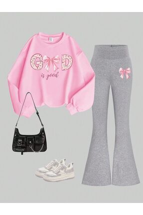 Kids 2'li Kız Rahat Alt Üst Takım Kışlık