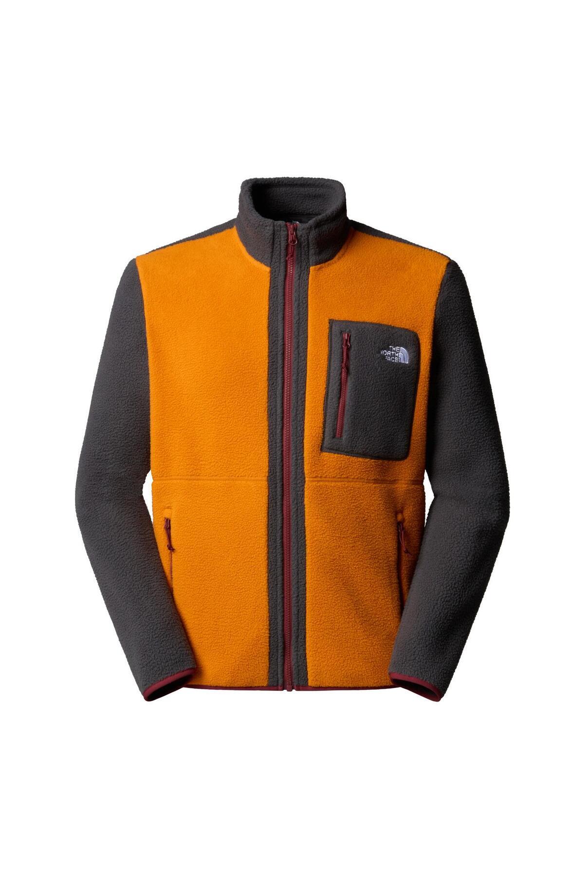 نورث فیس کت مردانه M YUMIORI FULL ZIP NF0A883REOD1 نارنجی-M