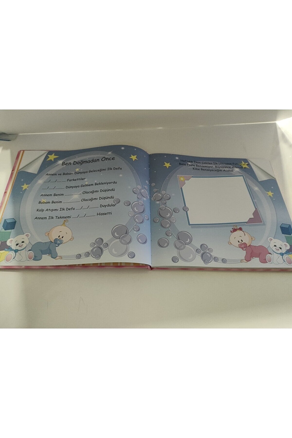 samsun atölye 70 Sayfa Bebeğin güncesi kız-erkek Hediyelik fotoğrafı 3 (önizleme)