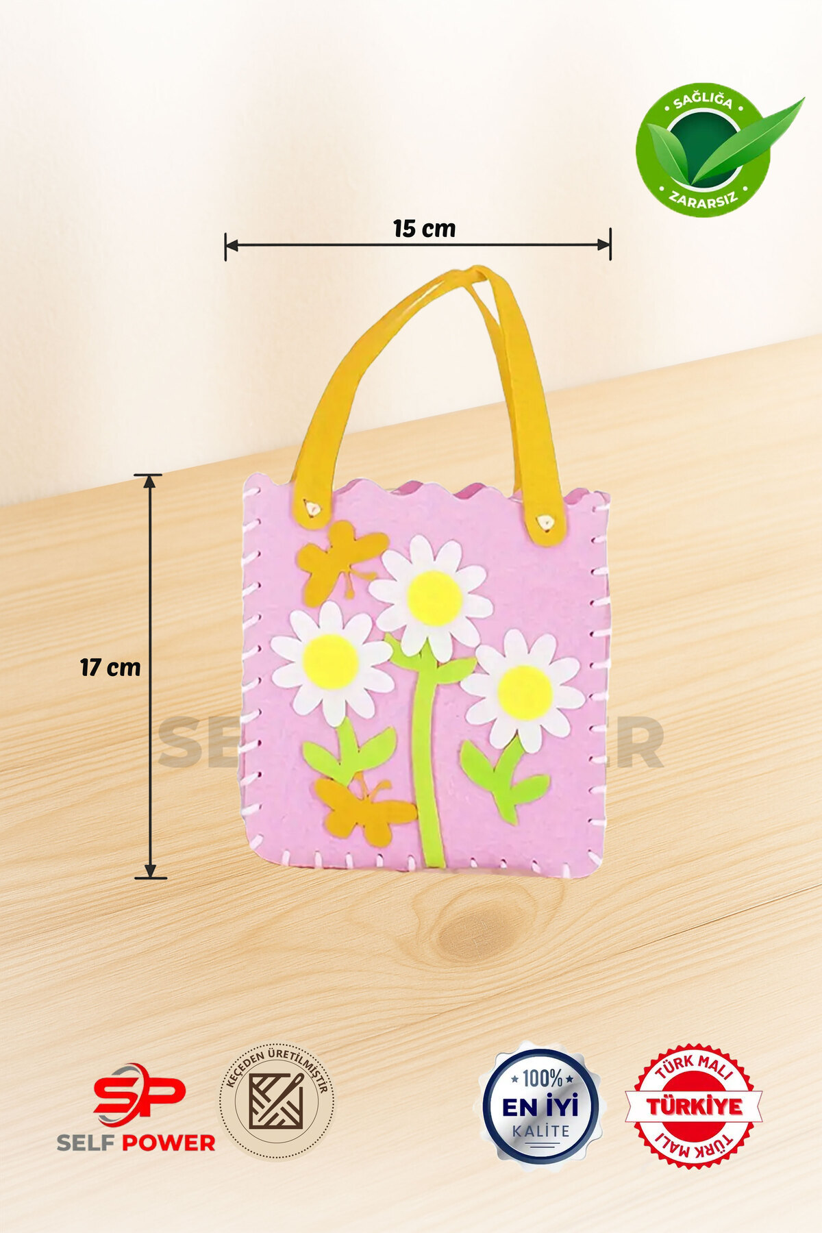 Self Power Keçe Dikiş Seti Yeni Başlayanlar İçin Dikiş Öğrenmek İçin Mükemmel El Sanatları Malzemeleri fotoğrafı 4 (önizleme)