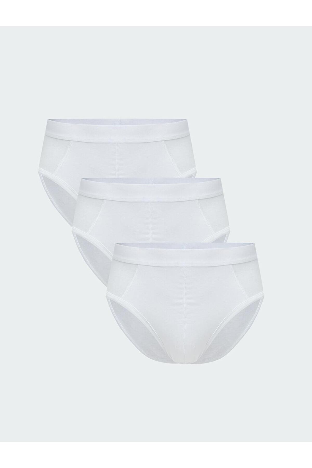ال سی وایکیکی شورت مردانه انعطاف‌پذیر نخی استاندارد فیت، بسته ۳ عددی (W5)