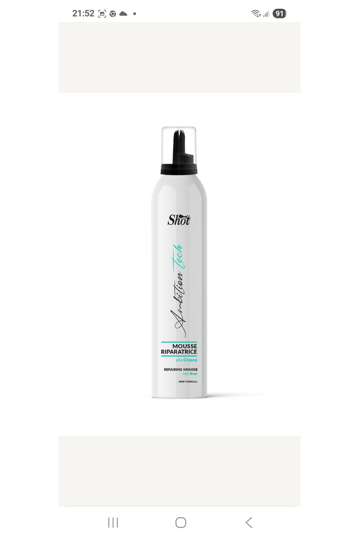 Shot REPIARING MOUSSE 200 ML — 005