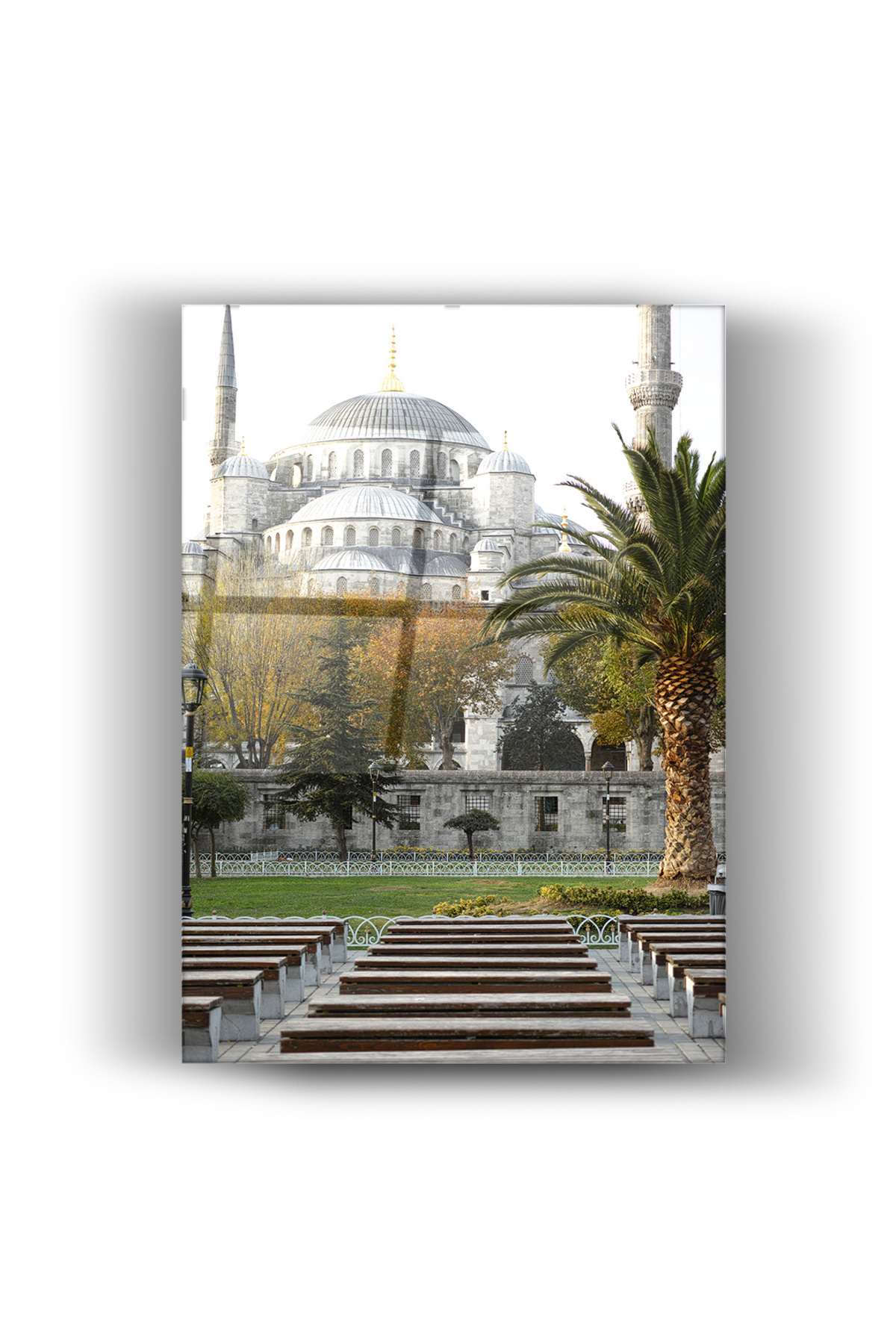Sultan Ahmet Manzarası – Modern-Cam Tablo -Ev Ve Ofis Dekoru- Cami