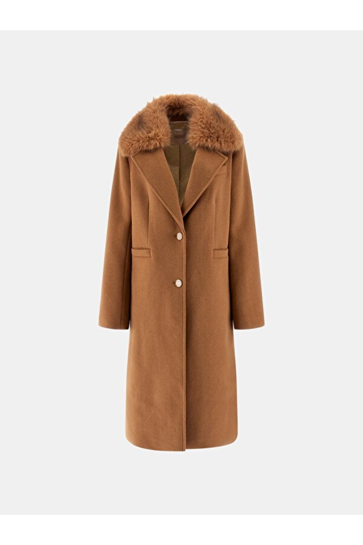 Guess  Karole Kadın Yün Karışımlı Kaban - Görsel 2