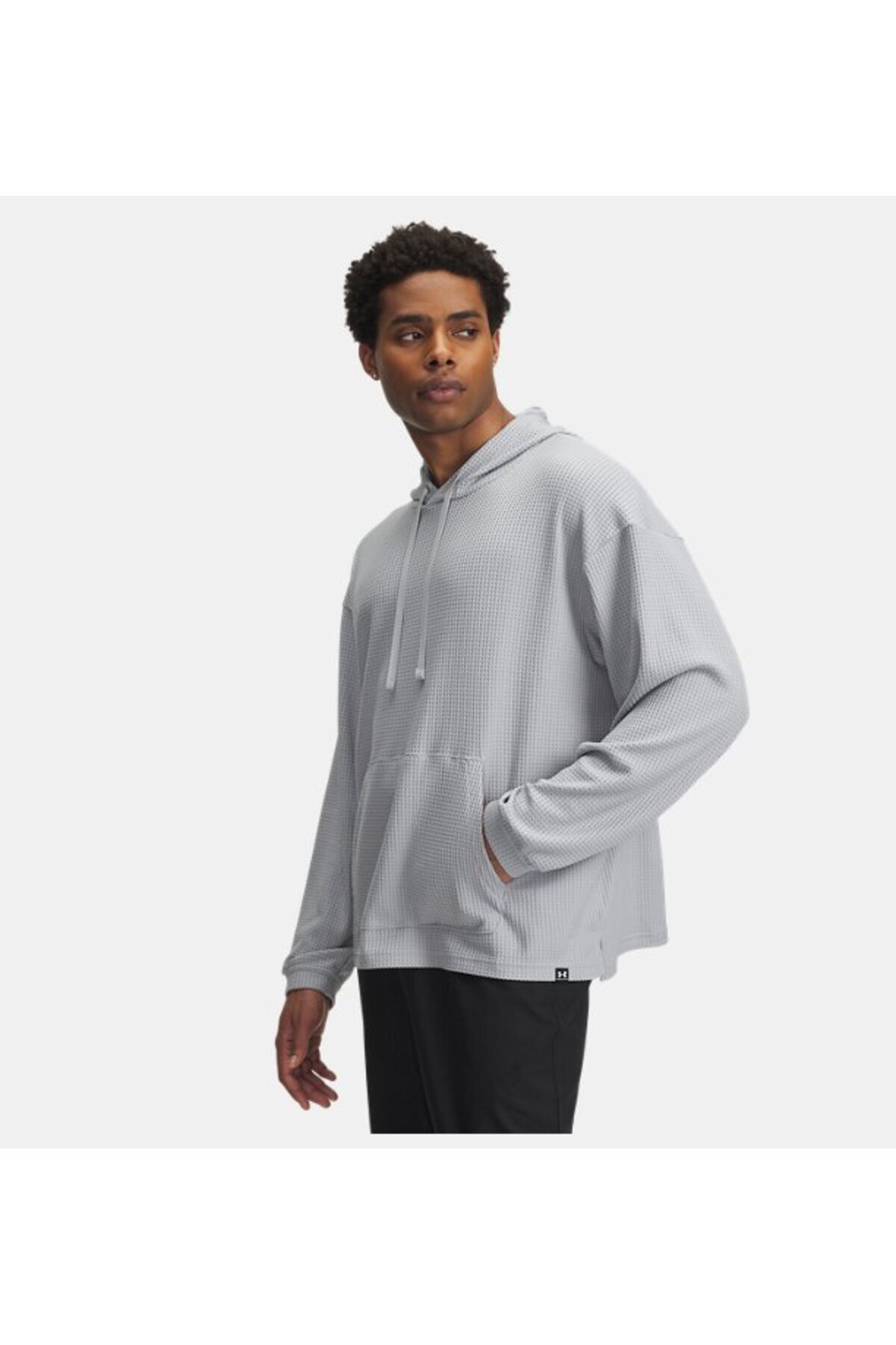 آندر آرمور هودی مردانه طرح ریوال مدل وافل کد 1383108-011