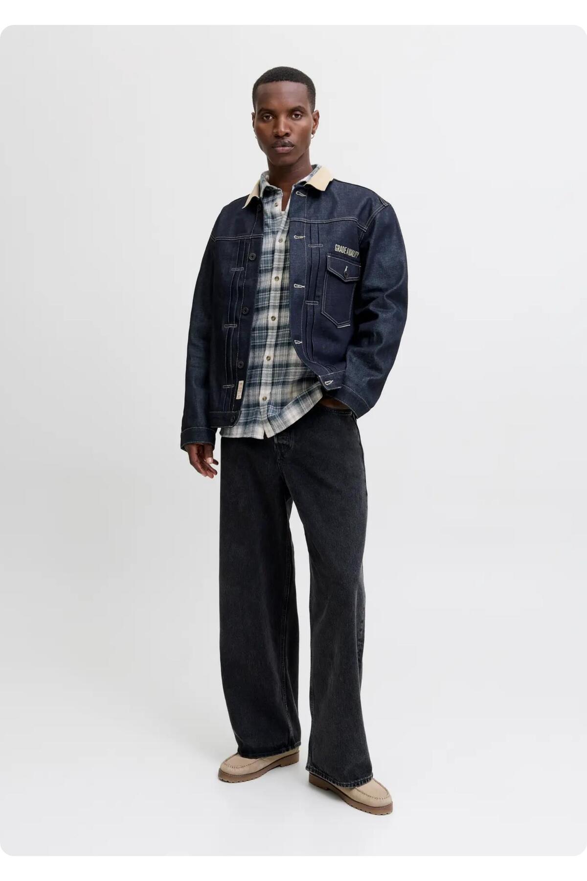 پیراهن مردانه راسته آستین بلند | جک اند جونز Jack & Jones 6KEGMBS37181 - تصویر 3