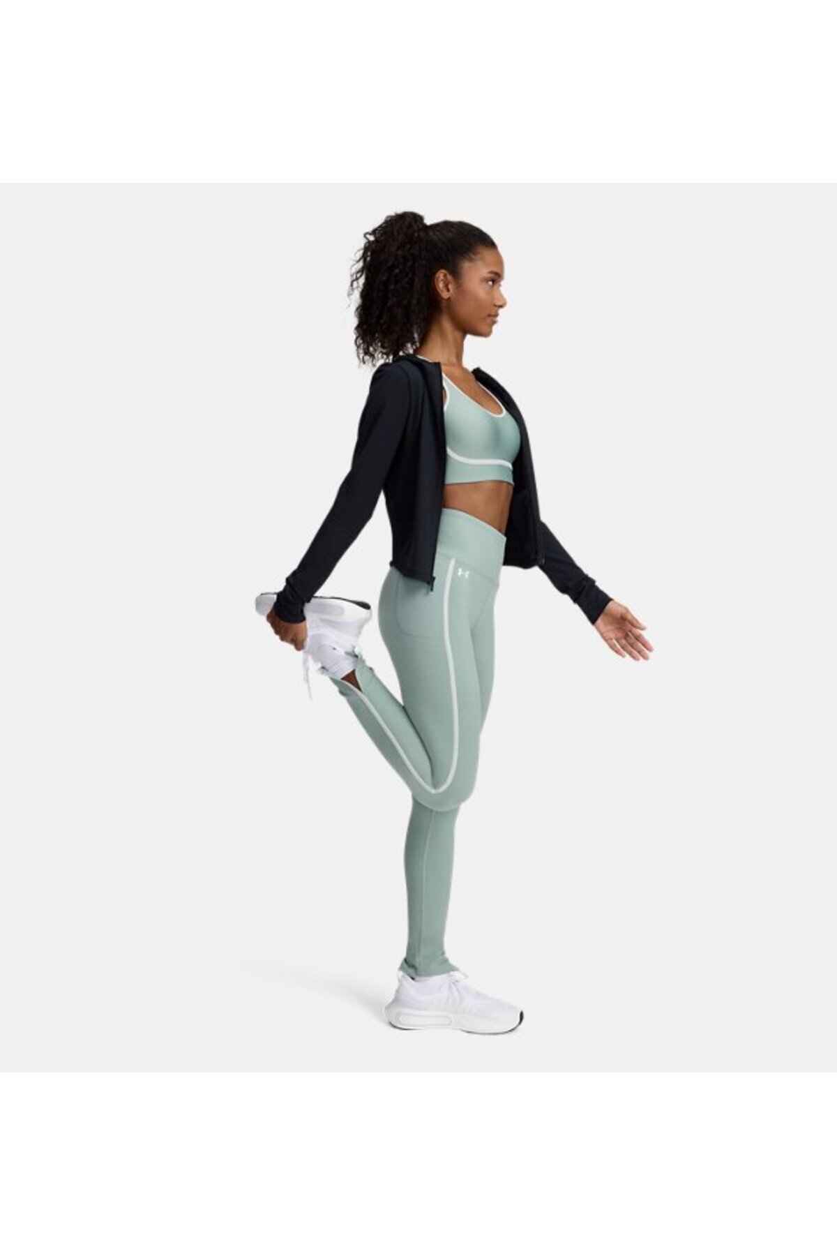 Under Armour  Kadın UA Motion Piped Tayt 1389793-348 - Görsel 3