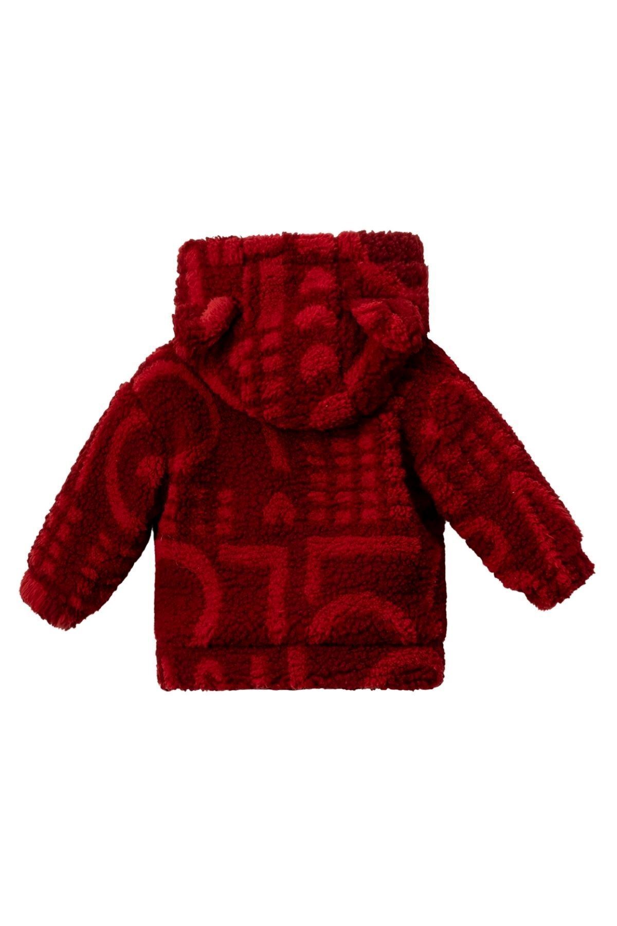 HAUSEkids 9-24 Ay Teddy Luxe Kız Bebek Mont-Kırmızı fotoğrafı 2 (önizleme)