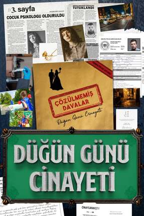 çözülmemiş davalar Düğün Günü Cinayeti Dedektif Oyunu Suçluyu Bulma Dedektifl...