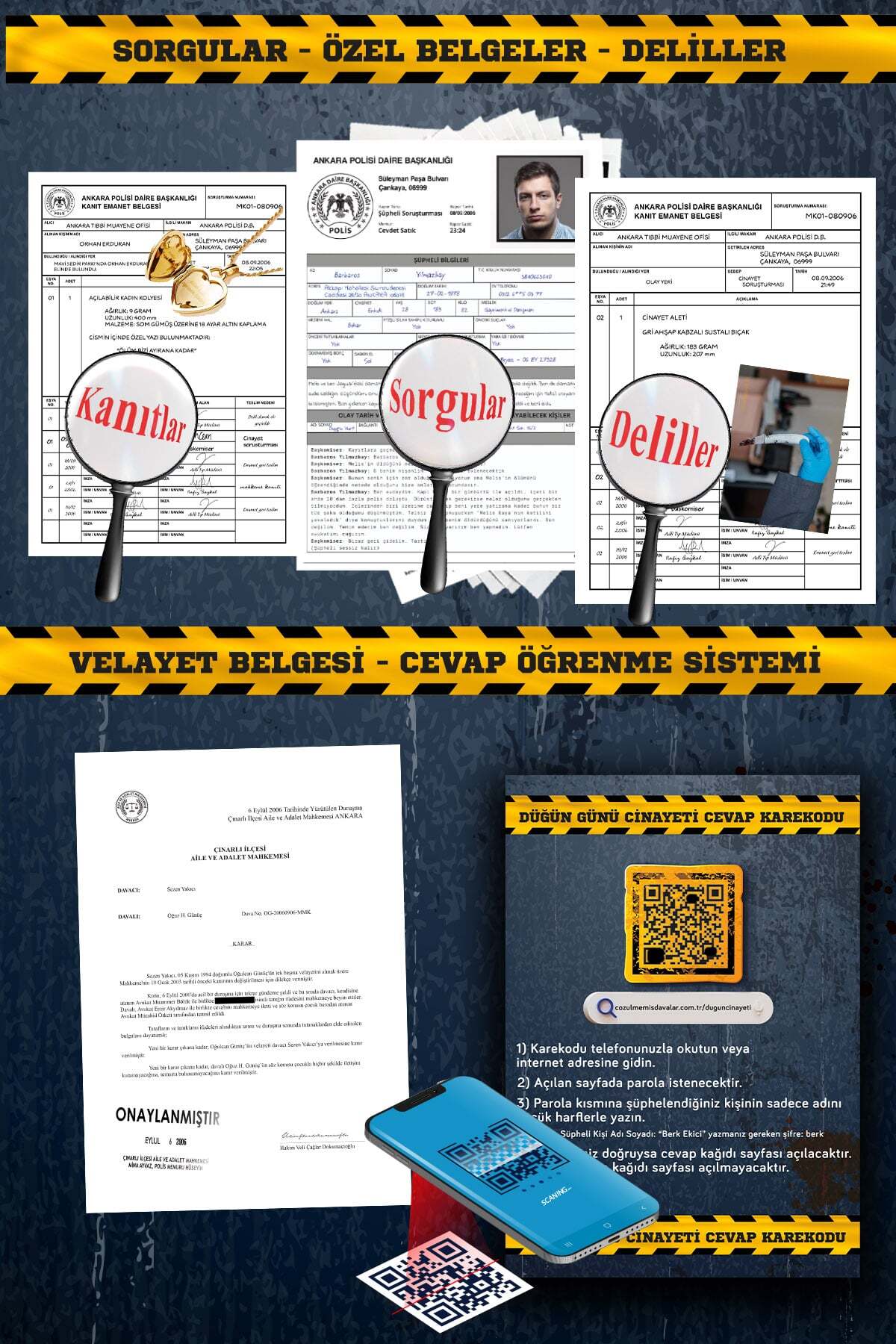 çözülmemiş davalar Düğün Günü Cinayeti Dedektif Oyunu Suçluyu Bulma Dedektiflik Oyunu, Cinayet Çözme Katili Bulma Oyunu fotoğrafı 5 (önizleme)