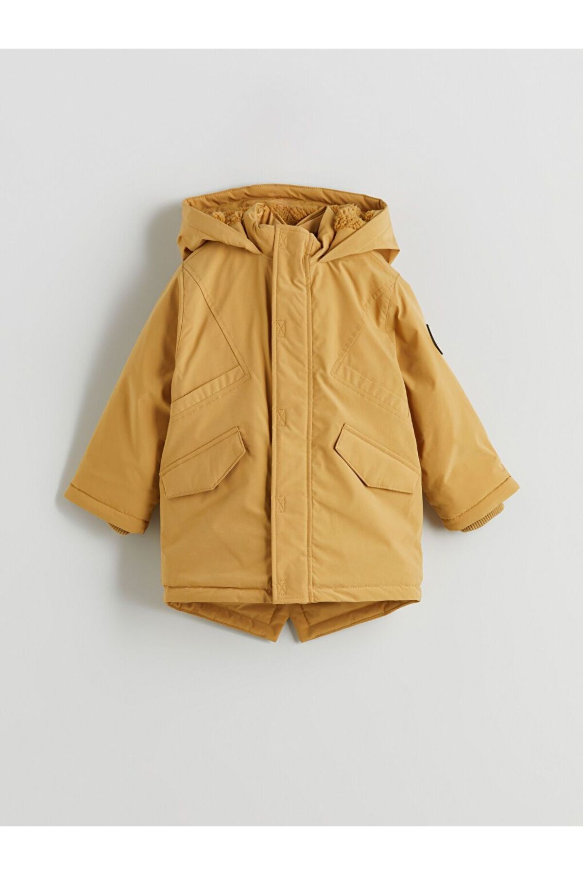 ال سی وایکیکی کاپشن پسرانه کلاه دار آستردار