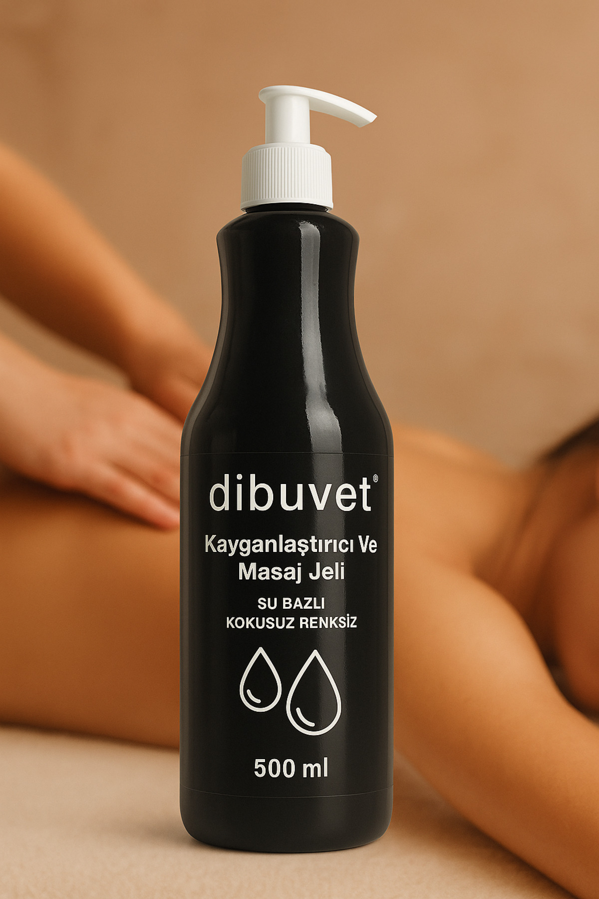 MGEStore Su Bazlı Kayganlaştırıcı Jel Masaj Jeli Kokusuz Renksiz 500ml