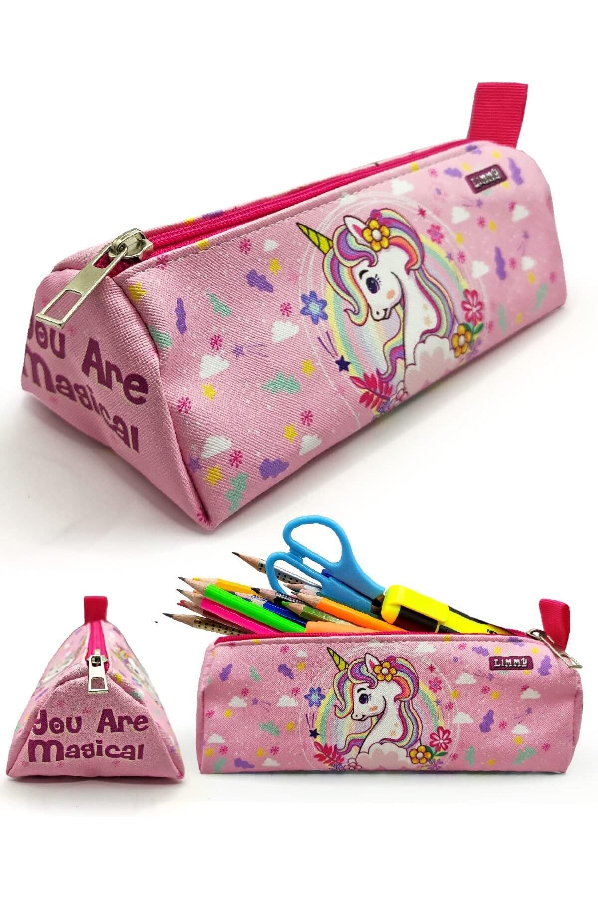 STOREMAX Kutusu Desenli Üçgen Vegan Deri 1155328