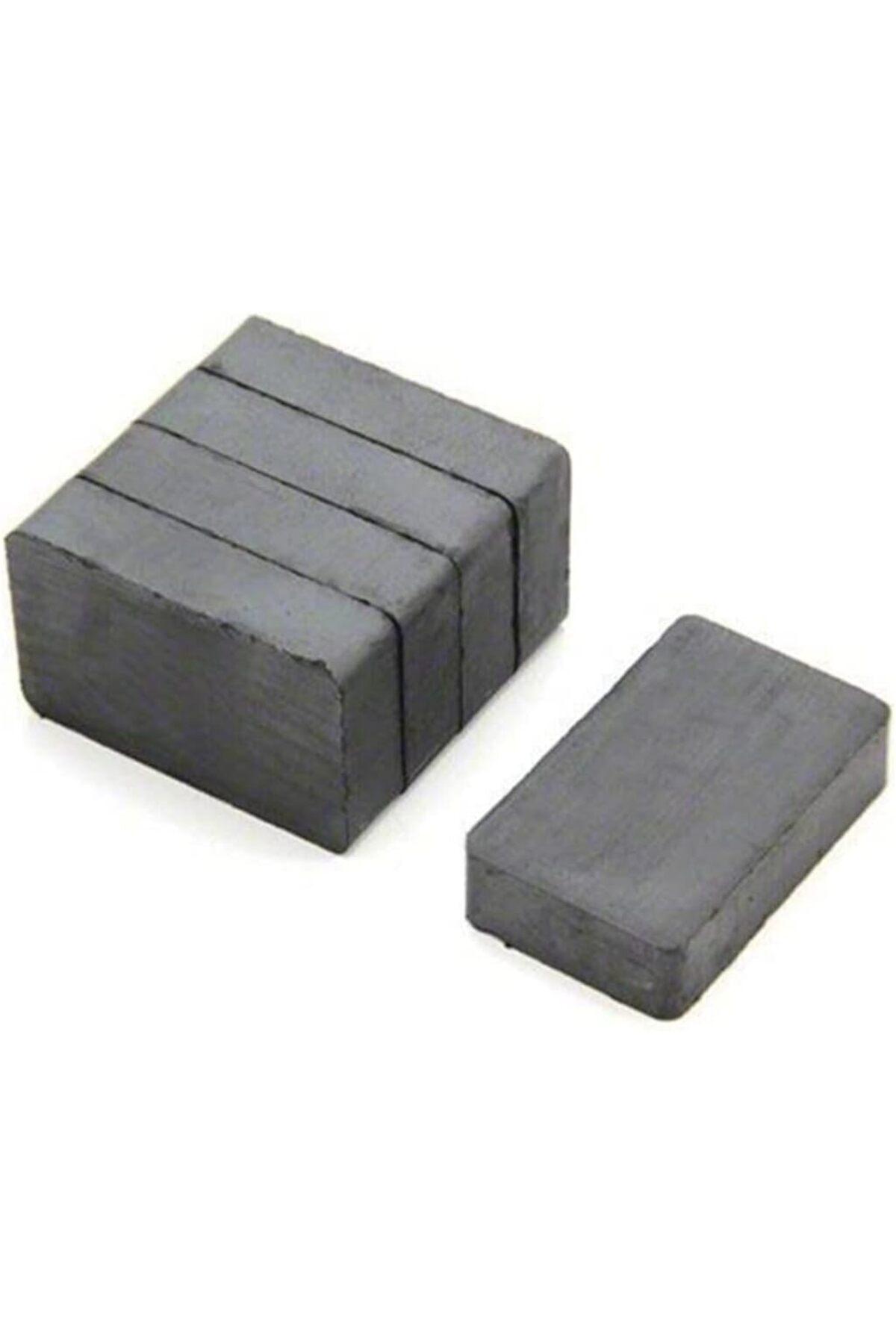 STOREMAX 5 Adet 40x25x10 Köşeli Ferrit Kömür Seramik Magnet Mıknatıs 1157054