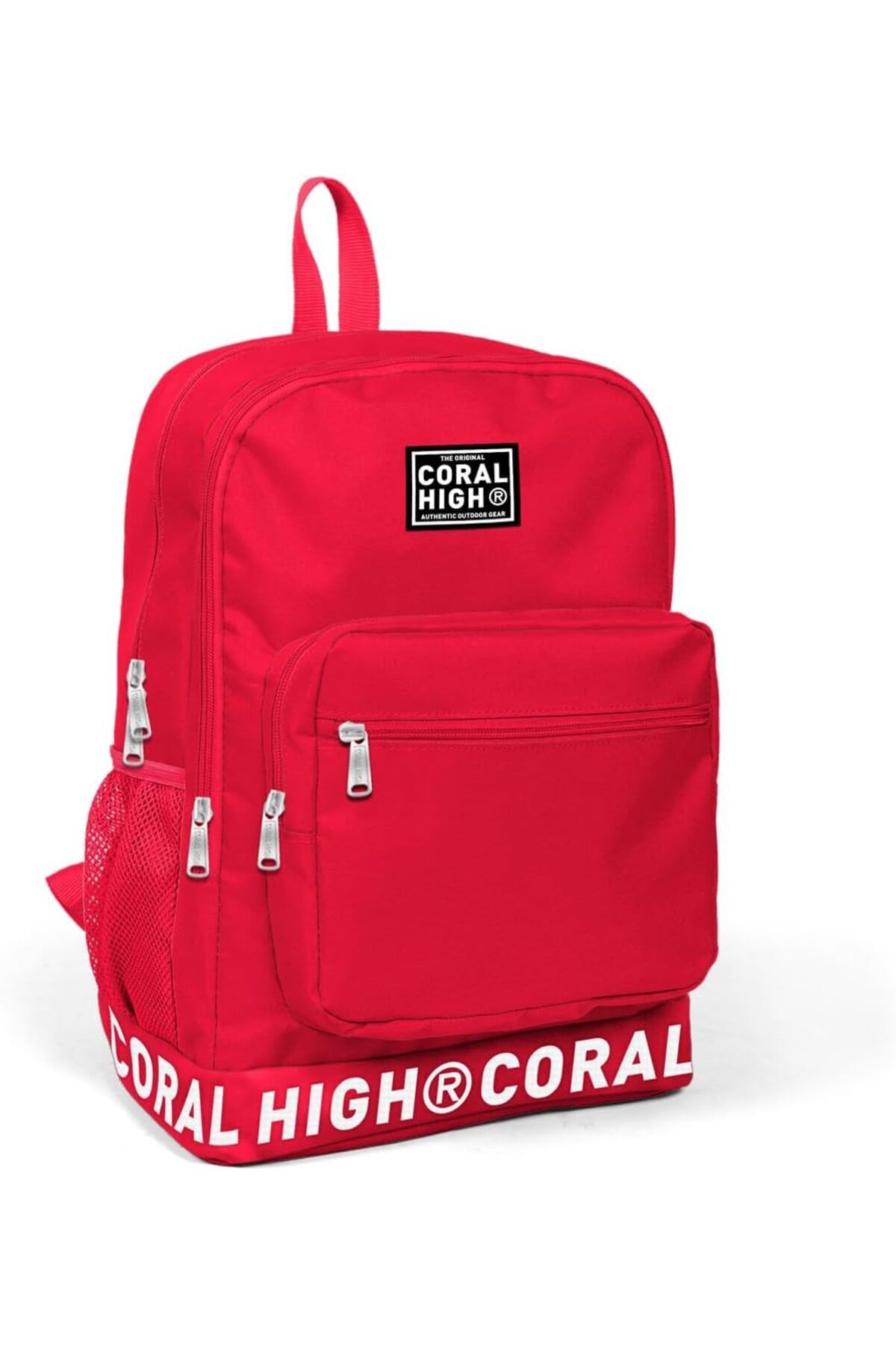 STOREMAX Logo Nakışlı Kırmızı Ortaokul, Lise ve Günlük Sırt Çantası(USB VE AUX SOKETLİ) 1155328