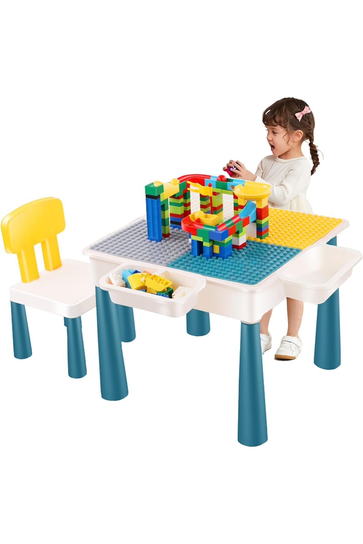 Table and chair activity set for young children 7...