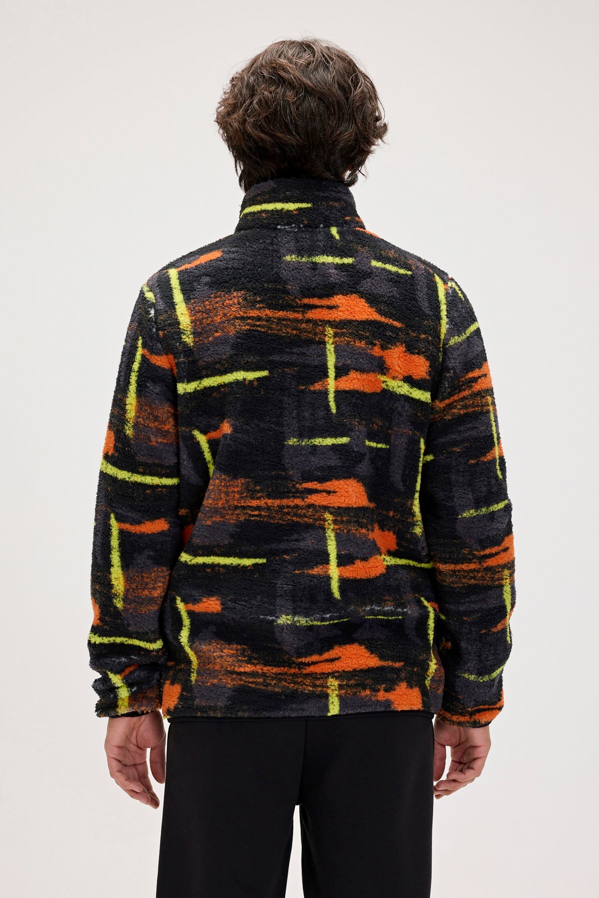 Bad Bear  Vernon Siyah Erkek Full-Zip Polar Sweatshirt - Görsel 7