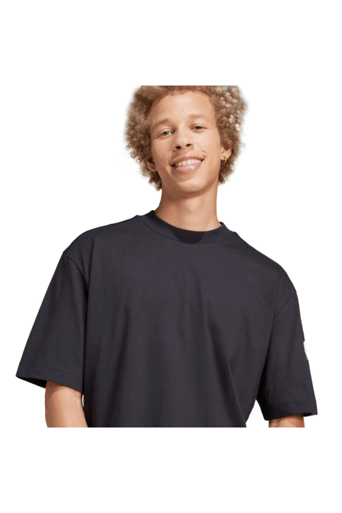 adidas-Μπλουζάκι με λογότυπο Essentials Loose Fit 3 Bar 6