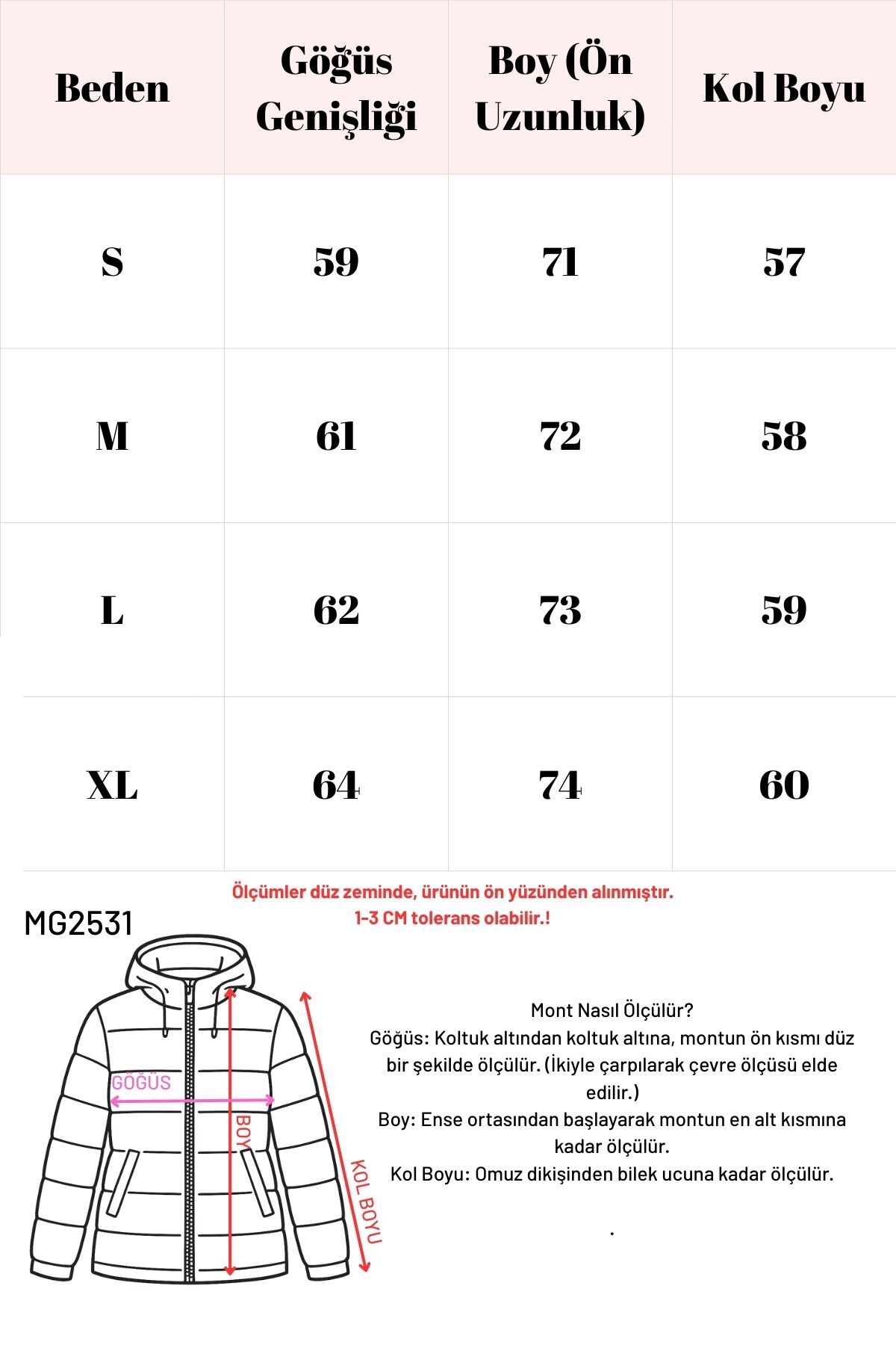 Madmext  Bej Düğmeli Peluş Kadın Mont Mg2531 - Görsel 4