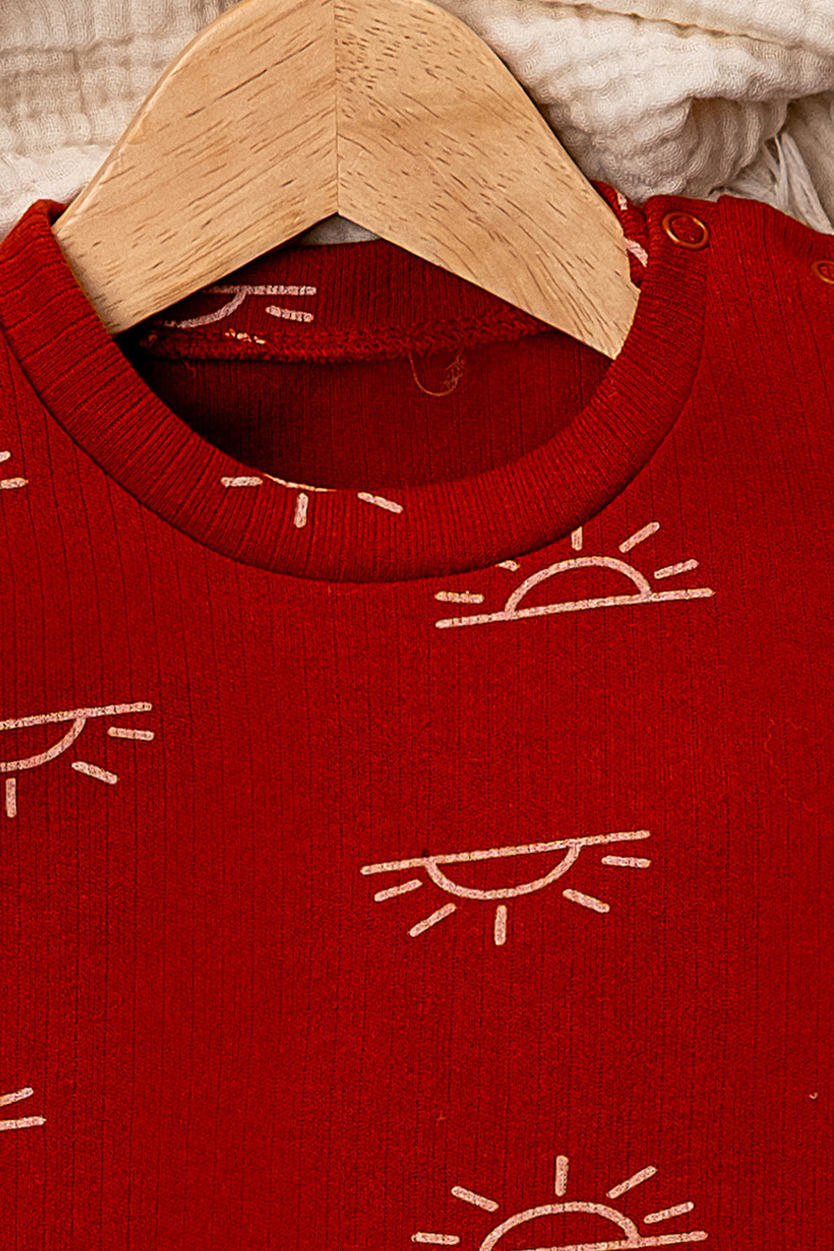 Mai Perla Alt Üst Güneş Desenli 2 li Bebek Takımı fotoğrafı 7 (önizleme)