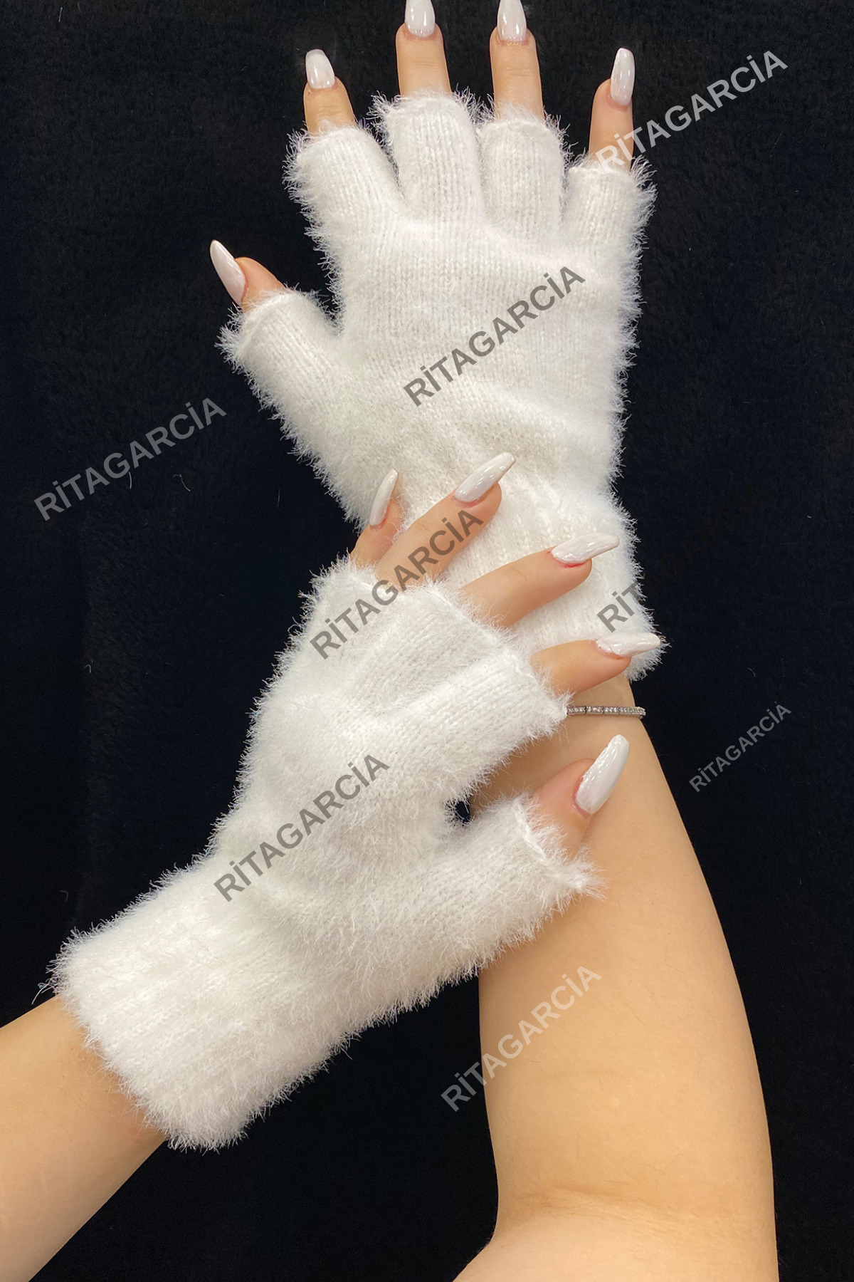 Ritagarcia  Peluş Kesik Parmak Eldiven - Görsel 6