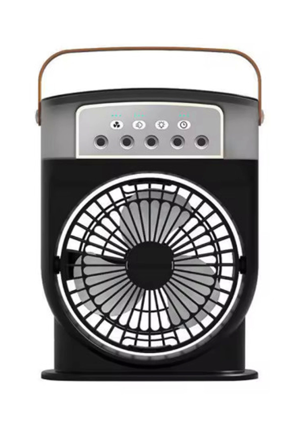 BALCI Şarjlı 600 Ml Su Hazneli Taşınabilir Masaüstü Vanilatör Güçlü Fan Ve 2000 Mah Pil Siyah - Lisinya