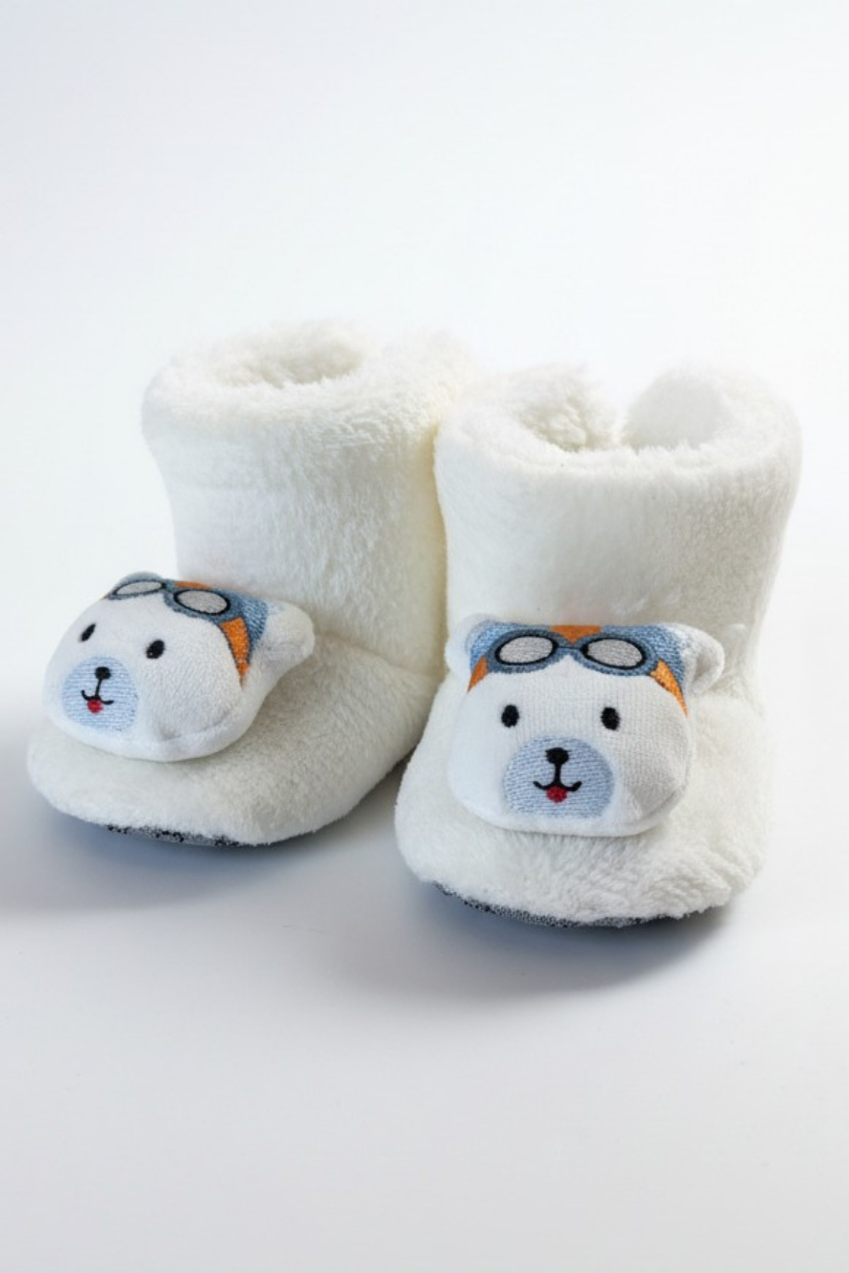 pufien Kışlık Patik, Ayıcık Peluş Bot, Polar Ayı Desenli Rahat ve Kaymaz Tabanlı, Bebek ve Çocuk fotoğrafı 2 (önizleme)