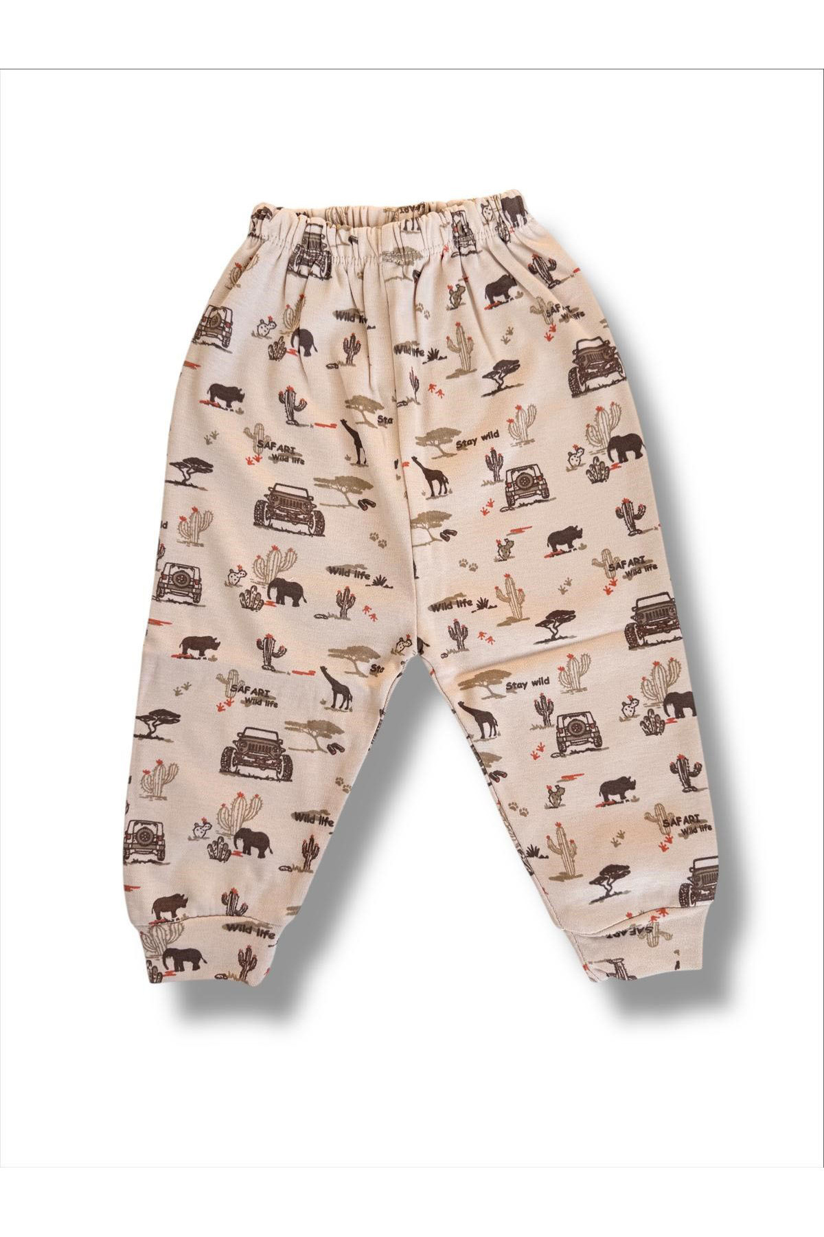 Kindo Baby 0/3 Ay 3/6 Ay 6/9 Ay 9/12 Ay - 1 Yaş,2yaş,3yaş,4yaş Penye Pantolon Çocuk Pijama, Bebek Pantolon fotoğrafı 2 (önizleme)