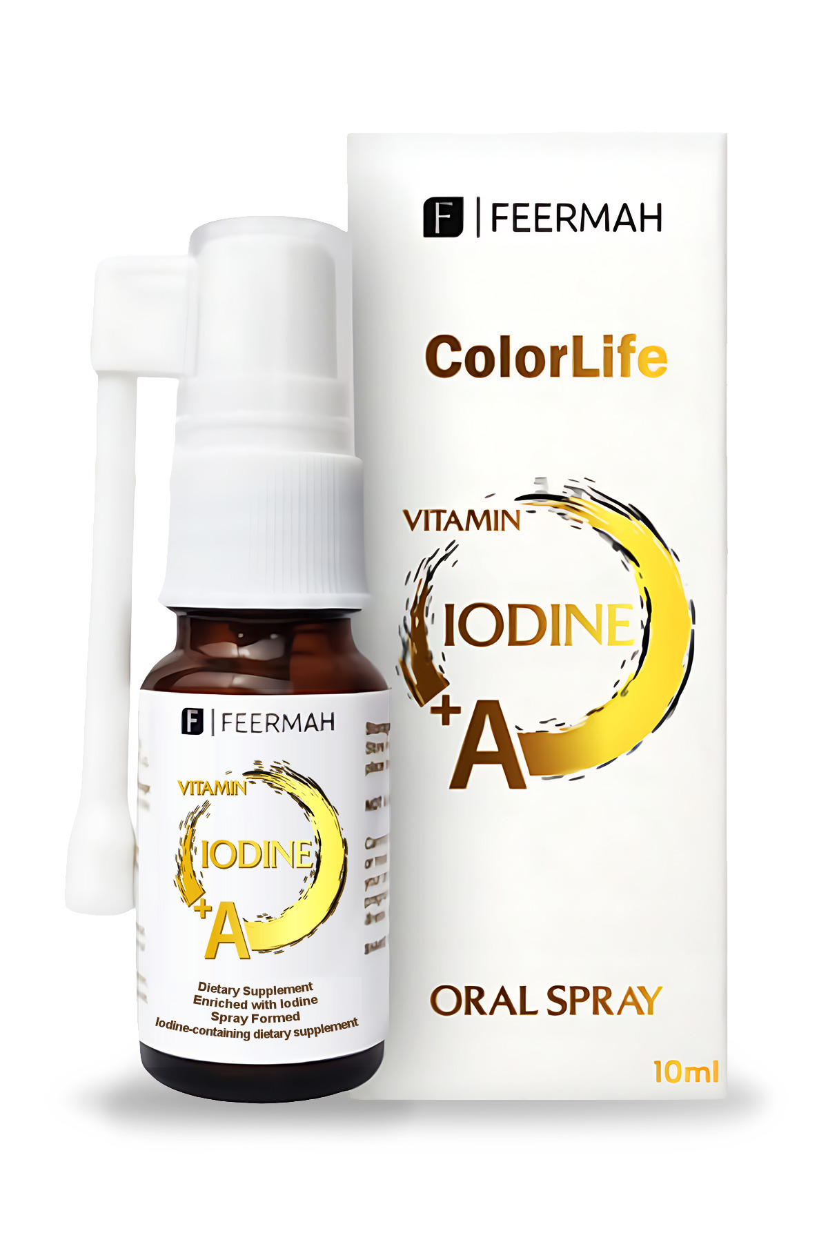 ColorLife Vitamin A Iyot Içeren Sprey Takviye - Tiroid Fonksiyonu, Bağışıklık, Saç ve Cilt Desteği