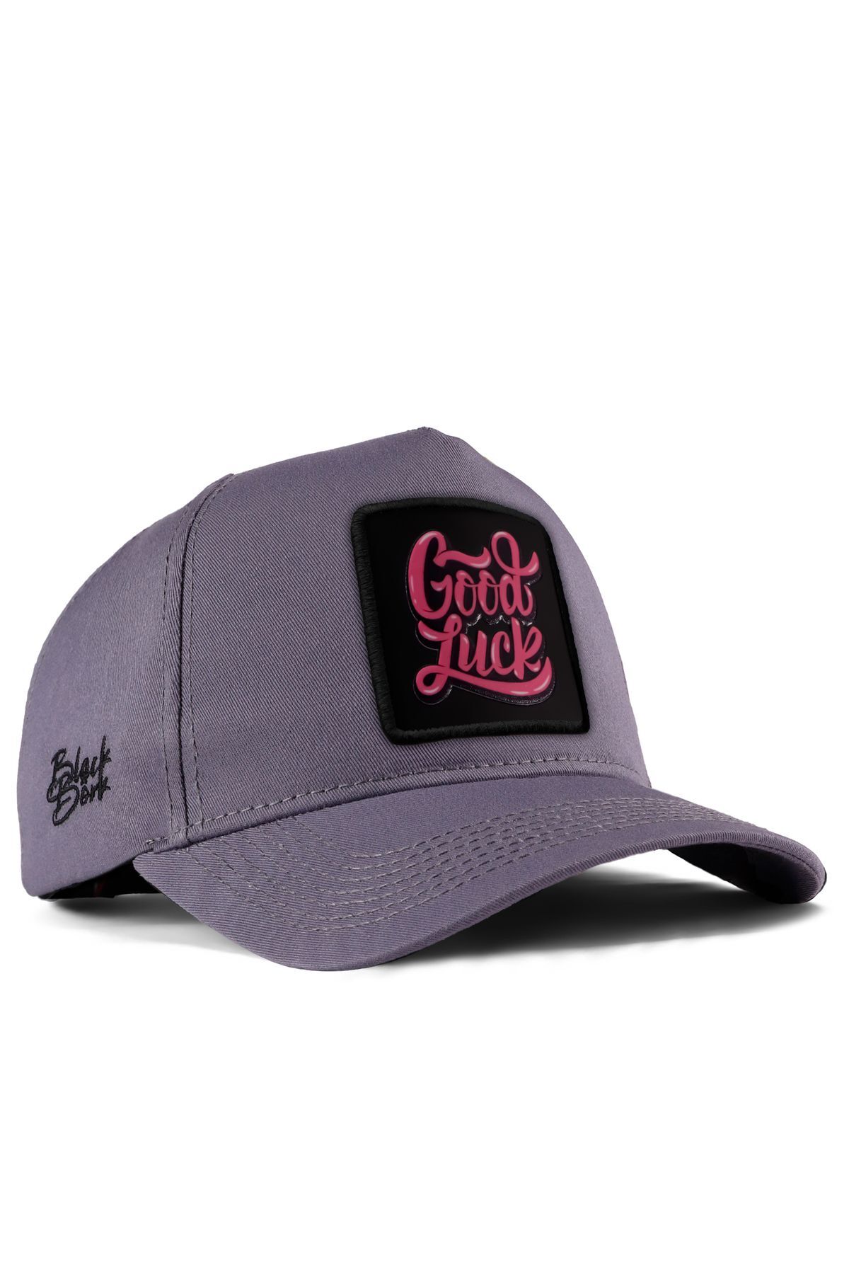 BlackBörk See You Later Never Logo Gray Baseball Cap- Trendyol