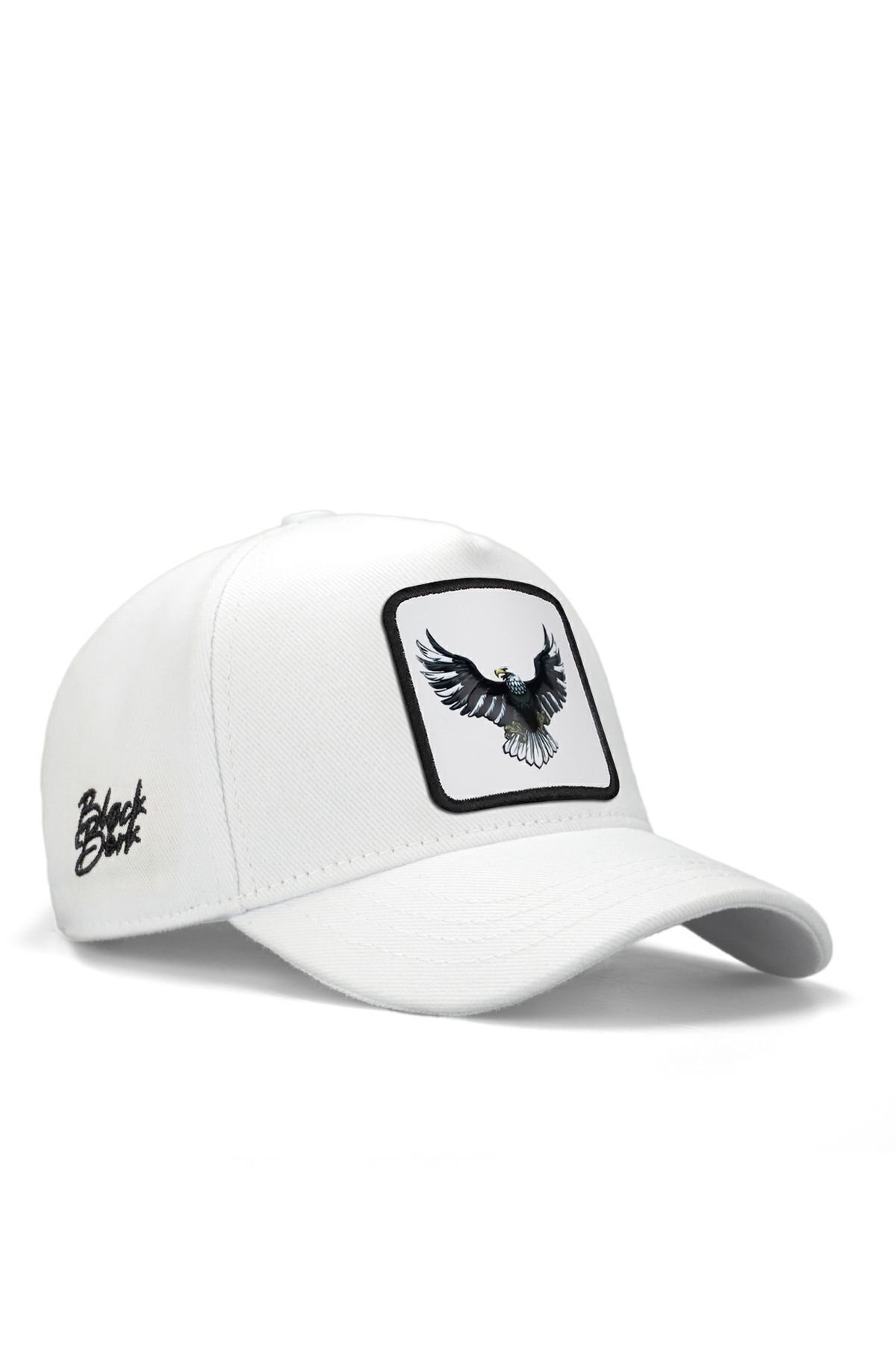 Kids Eagle Logo White Kids Baseball Cap