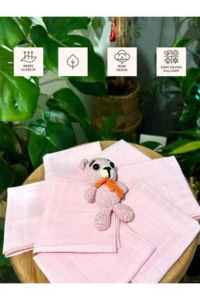 Sevza Kids %100 Pamuk 7'li Müslin Bebek Ağız Mendili Pure Collectıon