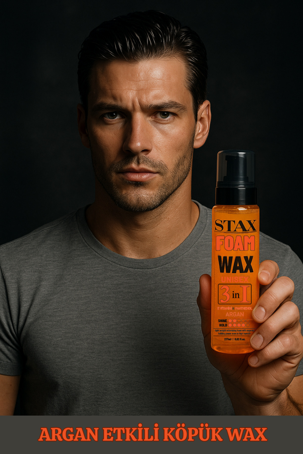 STAX Foam Wax 3in1 Argan Köpük Saç Şekillendirici — TYCPQOSOUN171577380336667 — تصویر 6 از 7