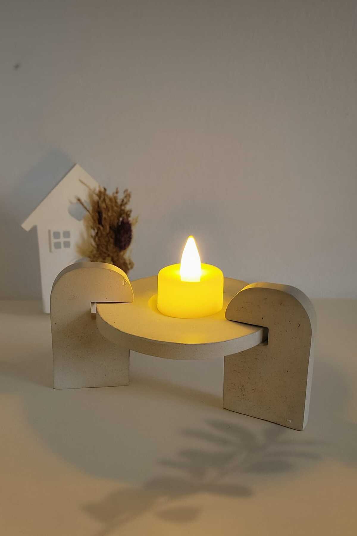 Concrete Tealight Candle Stand