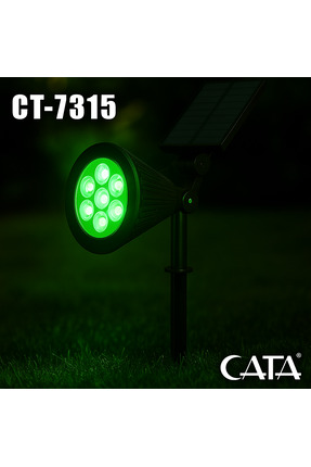 Cata Ct-7310 7W Solar Bahçe Armatürü Yeşil