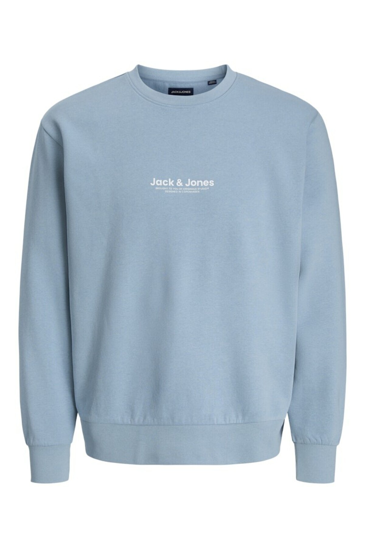 جک اند جونز سویشرت مردانه آبی Jwhvesterbro Sweat Crew Neck 12266164-Mountains