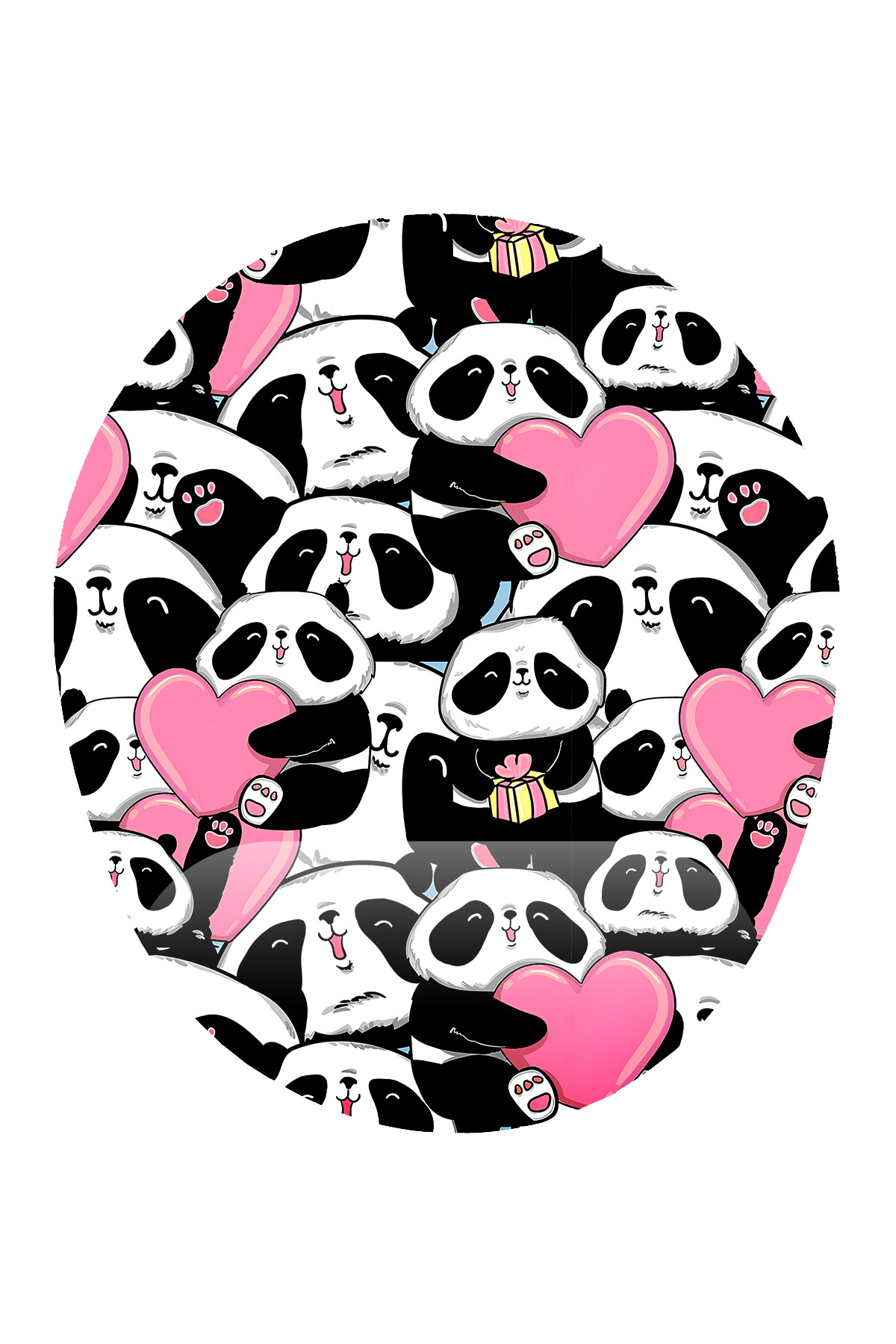 Panda Pattern Wrist Support Mouse Pad Ergonomic Anti-Slip Base Mousepad Mouse Pad