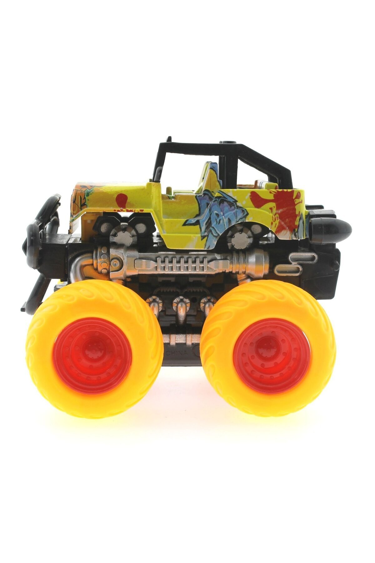 SPOR35 Eğitici Oyuncaklar Die Cast Off Road Dev Sarı Teker Araba Kız Erkek Çocuk Oyuncak Eğitici Oyuncaklar fotoğrafı 2 (önizleme)