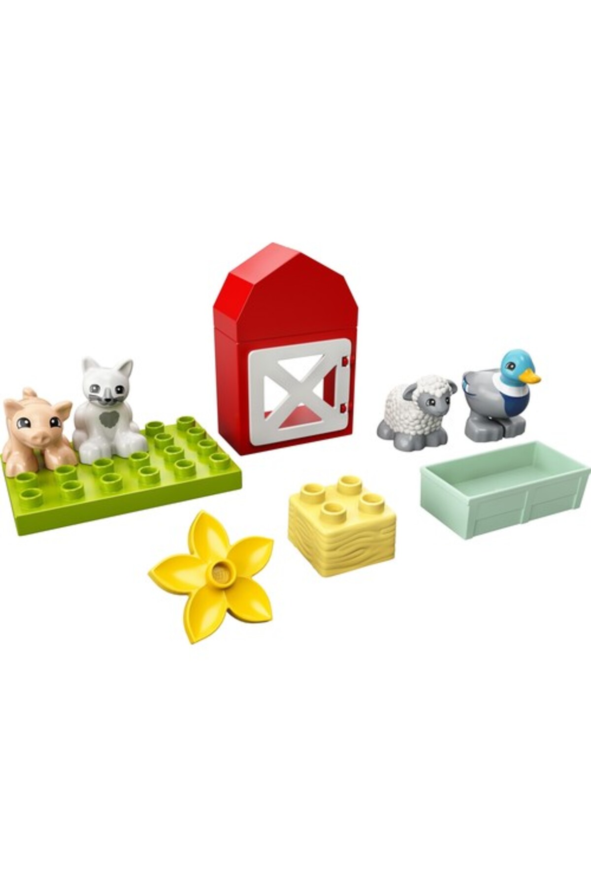 ® DUPLO® شهر مزرعه مراقبت از حیوانات 10949 – مجموعه بازی مزرعه برای کودکان (۱۱ قطعه)