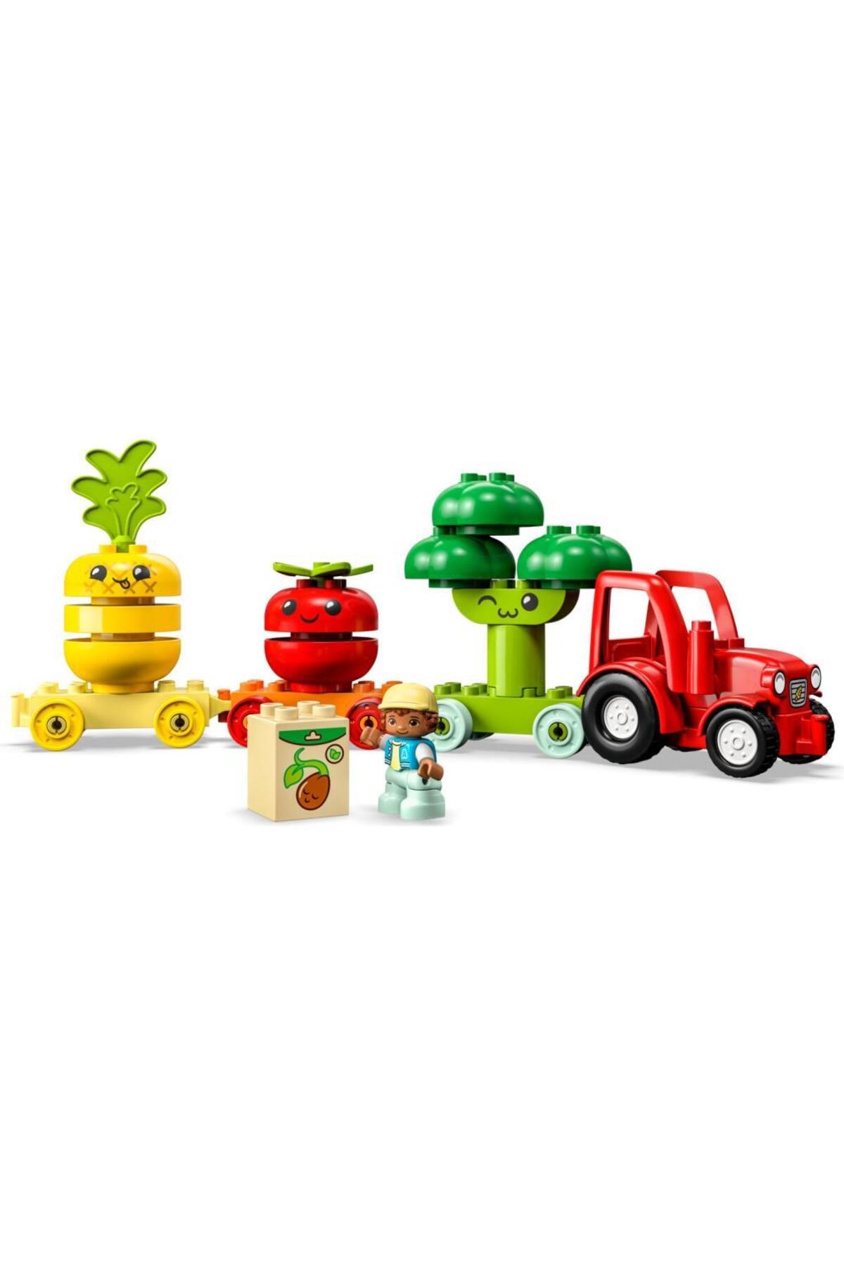 LEGO Duplo 10982 Fruit and Vegetable Tractor fotoğrafı 3 (önizleme)