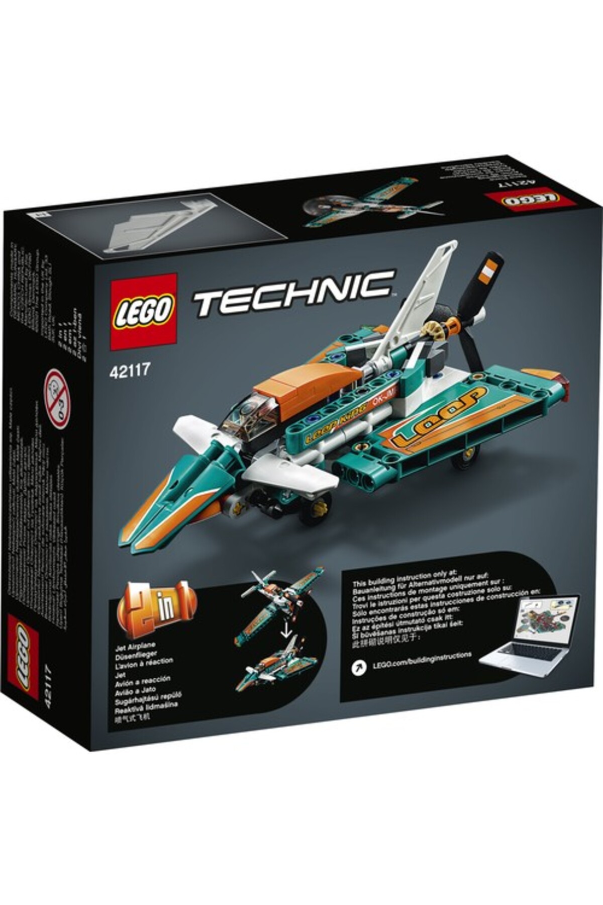 LEGO Technic 42117 Race Plane fotoğrafı 7 (önizleme)