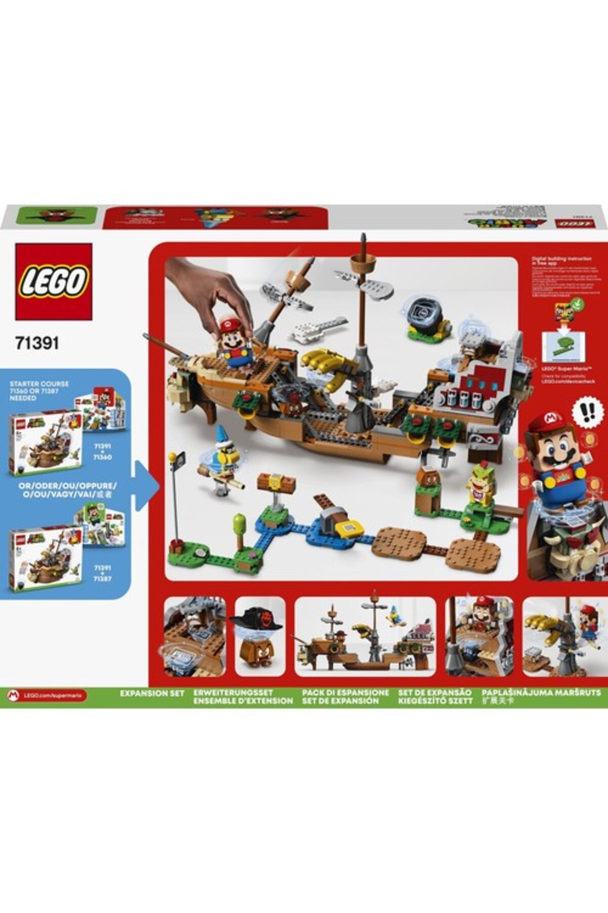 سوپر ماریو ۷۱۳۹۱ کشتی هوایی باوزر