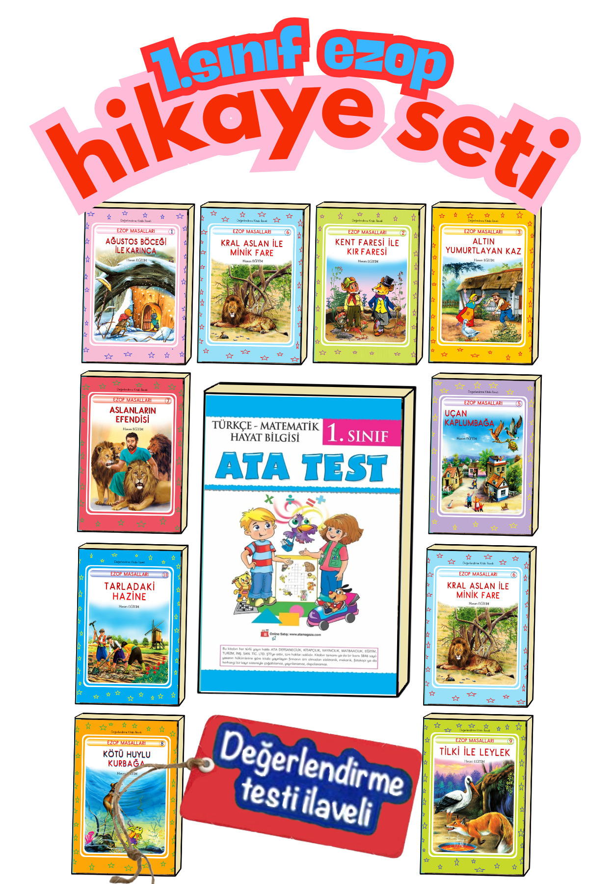 GÖNÜL YAYINCILIK 1. Sınıf Eğlenceli Çalışma Ve Okuma Kitabım Muhteşem Set(tüm Dersler Test)+hikaye fotoğrafı 2 (önizleme)