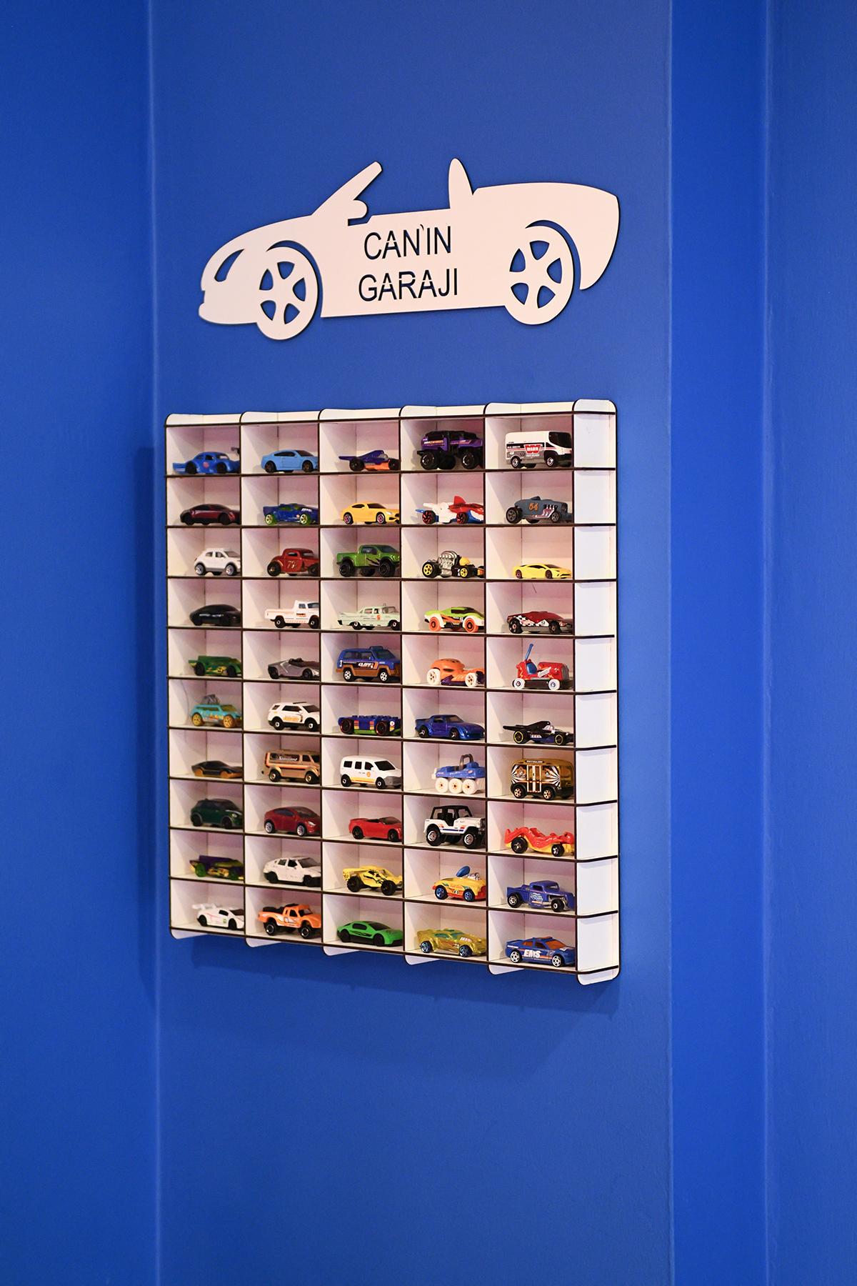 wudie Oyuncak Araba Rafı 50'li,Mobilya,Raf,montessori,Ahşap, (hotwheels Ve Matcbox Arabaları Için) fotoğrafı 4 (önizleme)