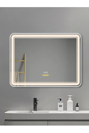 Avend Akıllı Ayna Buhar Tutmayan Hareket Sensörlü 3 Renk Ledli Banyo Wc Ofis ...