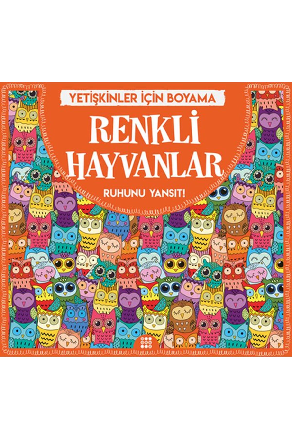 Dokuz Yayınları Renkli Hayvanlar Mandala Yetişkinler Için Boyama