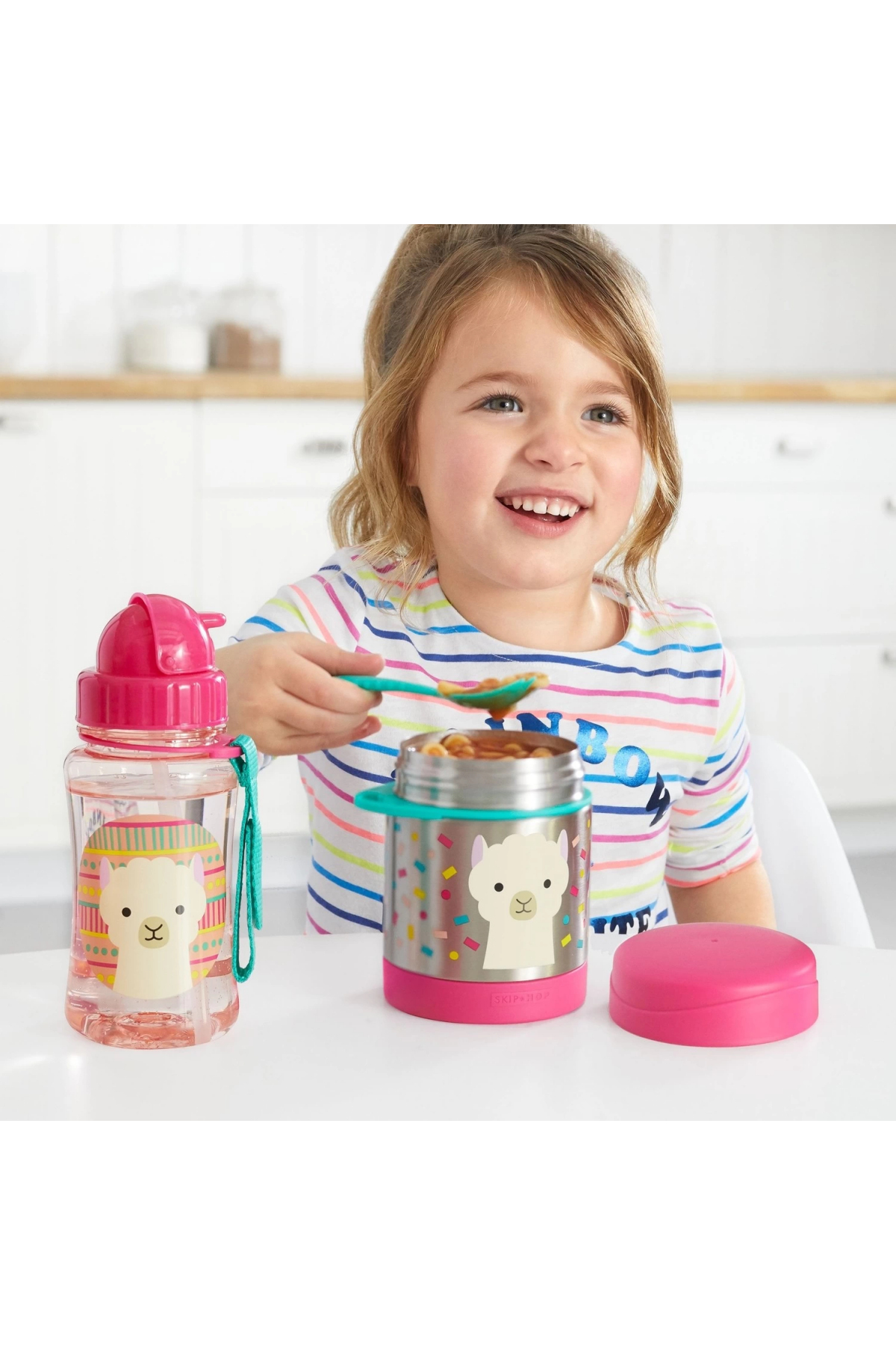 Skip Hop Zoo Paslanmaz Çelik Termos 325 Ml Lama fotoğrafı 3 (önizleme)